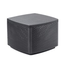 EONLION Rattan Indoor Outdoor Coffee Table Garden Furniture Bench Box Patio Side Snack in Grey - thumbnail 5