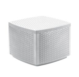 EONLION Rattan Indoor Outdoor Coffee Table Garden Furniture Bench Box Patio Side Snack in Grey - thumbnail 2