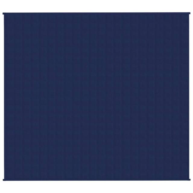 Berkfield Home Weighted Blanket Blue 200x230 cm 13 kg Fabric - image 1