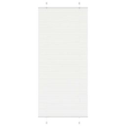 Berkfield Home Pleated Blind White 90x200 cm Fabric Width 89.4 cm Polyester