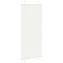 Berkfield Home Pleated Blind White 90x200 cm Fabric Width 89.4 cm Polyester - thumbnail 4