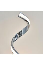 Netlighting Aria Integrated LED Table Lamp Chrome Effect Plate & White Acrylic 1 Light IP20 in Grey - thumbnail 3