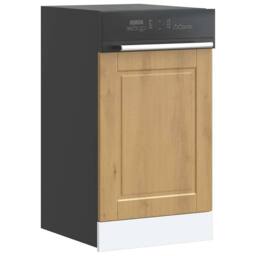 Berkfield Home Decorative Dishwasher Panel Porto Artisan Oak 45x1, 5x67 cm Engine in Brown - thumbnail 2