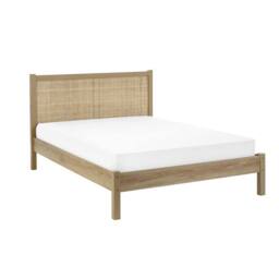 Cheshire Zinc Rattan Bed - Oak - King (150cm) in Light Oak - thumbnail 1