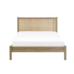 Cheshire Zinc Rattan Bed - Oak - King (150cm) in Light Oak - thumbnail 3