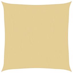 Berkfield Home Sun Shade Sail Sand 7x7 m 100% Polyester Oxford in Yellow - thumbnail 2