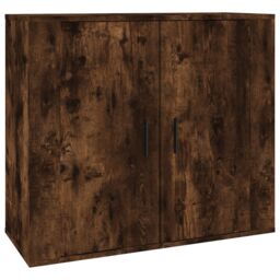 Berkfield Home Sideboards 3 pcs Smoked Oak Engineered Wood in Brown - thumbnail 6