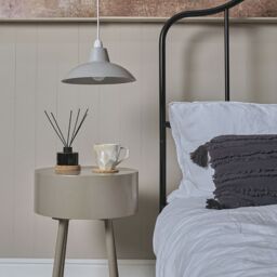 ValueLights Civic Pair of Grey Ceiling Pendant Shade - thumbnail 1