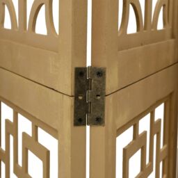 Berkfield Home Room Divider 6 Panels Brown Solid Wood Paulownia - thumbnail 6