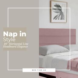 "Bed Time UK Cosy Plush Divan Bed with Mattress, Drawers & 20"" Headboard in Pink - Size: Super King" - thumbnail 2
