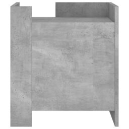 Berkfield Home Bedside Cabinet Concrete Grey 45x50x50 cm Engineered Wood - Size: 45 x 50 x 50 cm - thumbnail 4