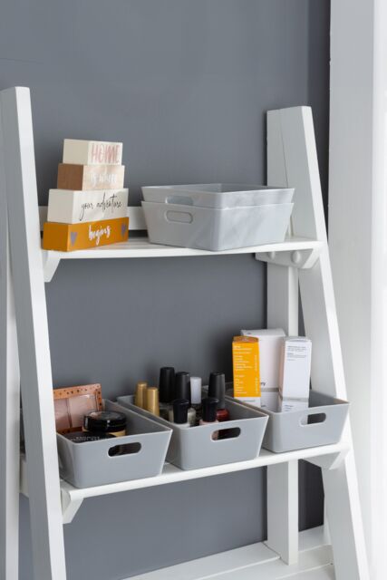 Wham Plastic Studio Basket 3.01 Rectangular in Grey - image 1