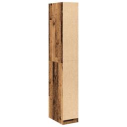Berkfield Home Wardrobe Old Wood 30x50x200 cm Engineered Wood in Brown - Size: 30 x 50 x 200 cm - thumbnail 6