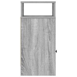 Berkfield Home Bedside Cabinet with Drawer Grey Sonoma 25x31x66 cm - Size: 25 x 31 x 66 cm - thumbnail 6