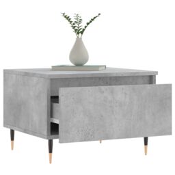 Berkfield Home Coffee Tables 2 pcs Concrete Grey 50x46x35 cm Engineered Wood - Size: 50 x 46 x 35 cm - thumbnail 4
