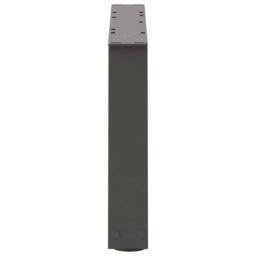 Berkfield Home Dining Table Legs V-Shape 2 pcs Anthracite 70x(30-31.3) cm Steel in Charcoal - thumbnail 6