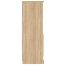 Berkfield Home Highboard Sonoma Oak 60x35.5x103.5 cm Engineered Wood in Light Tan - thumbnail 7