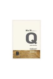 nielsen Quadrum 50 x 70cm Wooden Picture Frame With Protective Glass Front in White - Size: 50 x 70 cm - thumbnail 1