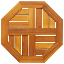 Berkfield Home Table Top 40x40x2 cm Octagonal Solid Wood Acacia in Brown - Size: 40 x 40 x 2 cm - thumbnail 6