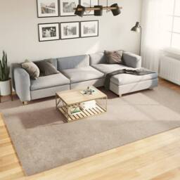 Berkfield Home Rug HUARTE Short Pile Soft & Washable Sand 240x340 cm in Light Sand - Size: Medium - thumbnail 2
