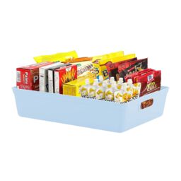 simpa 6L Plastic Studio Organiser Trays with Handles - Set of 6 in Pale Blue - thumbnail 3