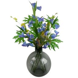 Leaf Pack of 6 x 100cm Yellow Blossom Spray Stem - Size: 6 x 100 cm - thumbnail 6
