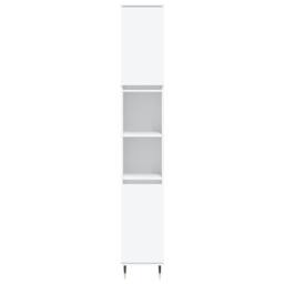 Berkfield Home 3 Piece Bathroom Furniture Set White Engineered Wood - thumbnail 6