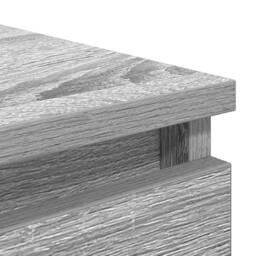 Berkfield Home Sideboard with Drawers Grey Sonoma 37.5x35x99 cm Engineered Wood - thumbnail 9