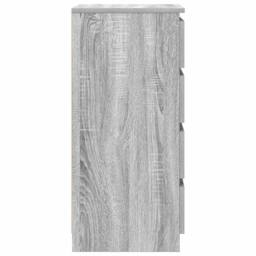 Berkfield Home Sideboard with Drawers Grey Sonoma 37.5x35x99 cm Engineered Wood - thumbnail 7