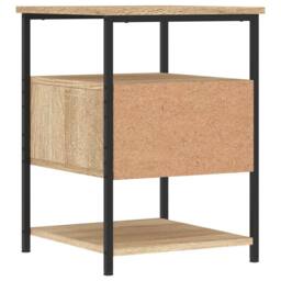 Berkfield Home Bedside Cabinets 2 pcs Sonoma Oak 40x42x56 cm Engineered Wood in Brown - Size: 40 x 42 x 56 cm - thumbnail 9