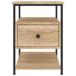 Berkfield Home Bedside Cabinets 2 pcs Sonoma Oak 40x42x56 cm Engineered Wood in Brown - Size: 40 x 42 x 56 cm - thumbnail 7