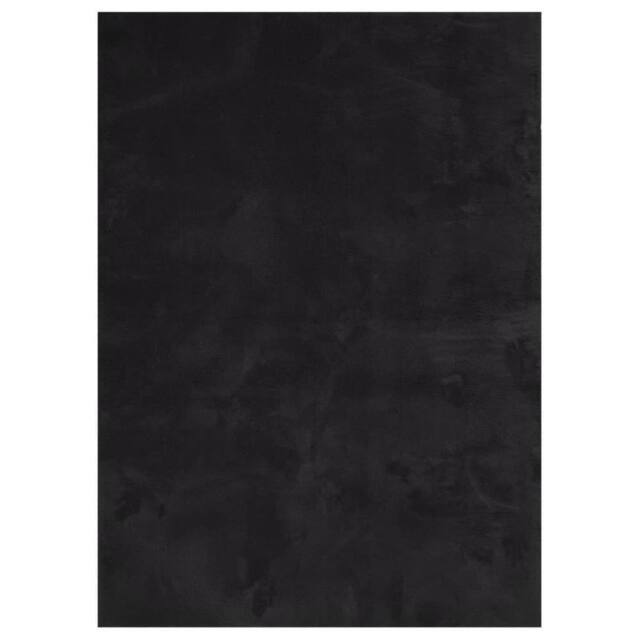 Berkfield Home Rug HUARTE Short Pile Soft & Washable Black 200x280 cm - Size: Medium - image 1