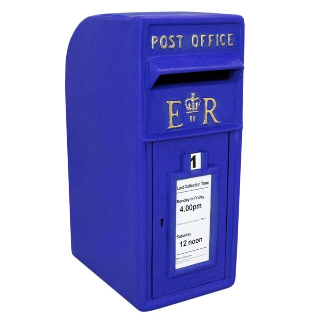 Monstershop Blue Scottish Post Box - image 1