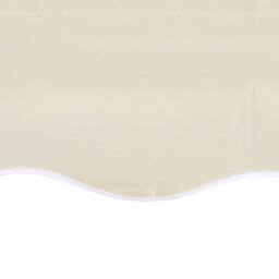 Berkfield Home Durable Awning Top Sunshade Canvas Cream 6 x 3 m in Beige - thumbnail 4