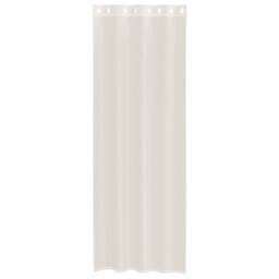 Berkfield Home Voile Curtains with Grommets 2 pcs Cream 140x260 cm - thumbnail 4