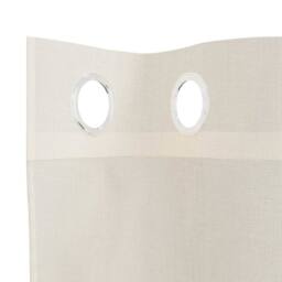 Berkfield Home Voile Curtains with Grommets 2 pcs Cream 140x260 cm - thumbnail 5