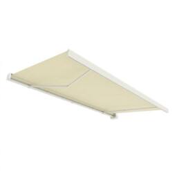 Primrose Awnings Deluxe Full White Cassette Electric Awning Remote 4m With Lights in Off-White - thumbnail 9