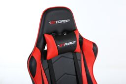 GTForce Pro FX Reclining Sports Racing Office Desk Faux Leather Gaming Chair in Red - thumbnail 4