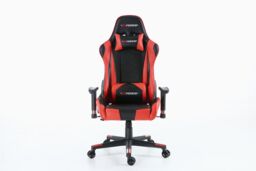 GTForce Pro FX Reclining Sports Racing Office Desk Faux Leather Gaming Chair in Red - thumbnail 2