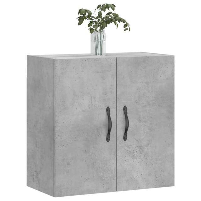 Berkfield Home Wall Cabinet Concrete Grey 60x31x60 cm Engineered Wood - Size: 60 x 31 x 60 cm - image 1