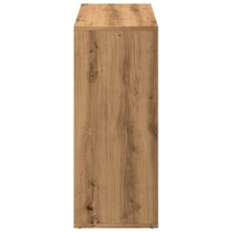 Berkfield Home Room Divider Bookcase Artisan Oak 69.5x29x69.5 cm Engineered Wood in Brown - thumbnail 6