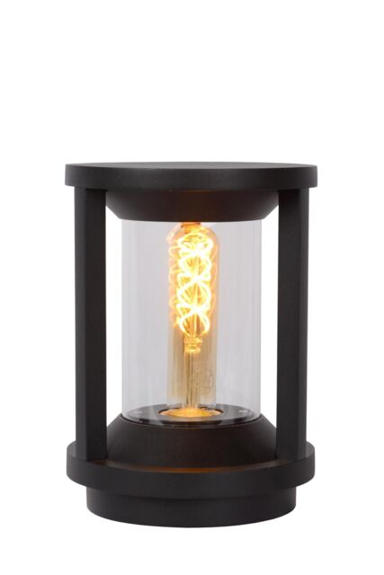 Lucide 'CADIX' Dimmable Stylish Decor Garden Outdoor Pedestal Light 1xE27 in Black - image 1