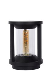 Lucide 'CADIX' Dimmable Stylish Decor Garden Outdoor Pedestal Light 1xE27 in Black - thumbnail 2