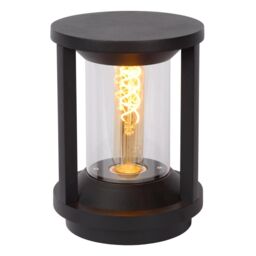 Lucide 'CADIX' Dimmable Stylish Decor Garden Outdoor Pedestal Light 1xE27 in Black - thumbnail 5