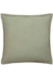 Appletree 'Aurelia' Embroidered Floral Filled Cushion in Green - Size: 43 cm x 43 cm - thumbnail 3
