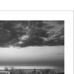 Howard Shooter Suffolk Aldeburgh Boat At Sunset Print in Black - thumbnail 2