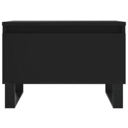 Berkfield Home Modern Coffee Tables 2 pcs Black 50x46x35 cm Engineered Wood - Size: 50 x 46 x 35 cm - thumbnail 6