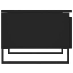Berkfield Home Modern Coffee Tables 2 pcs Black 50x46x35 cm Engineered Wood - Size: 50 x 46 x 35 cm - thumbnail 8