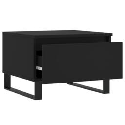 Berkfield Home Modern Coffee Tables 2 pcs Black 50x46x35 cm Engineered Wood - Size: 50 x 46 x 35 cm - thumbnail 7