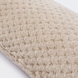 OHS Fabric Door Draught Excluder Weather Seal Waffle Fleece Window Draft Insulation in Light Beige - thumbnail 6